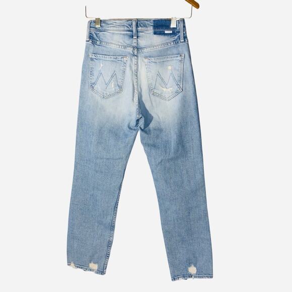 Mother Superior The Tomcat Distressed Straight Leg Jeans In The Confession 24 - Picture 4 of 14